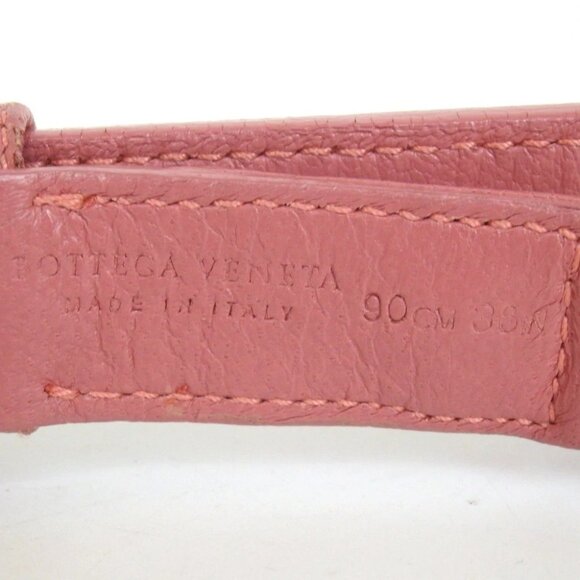 Authentic Bottega Veneta Intrecciato belt leather [Used] main image 5